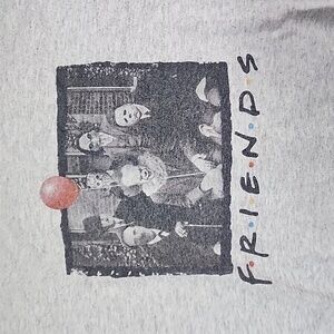 Horror Movie Halloween T-Shirt with Friends Design